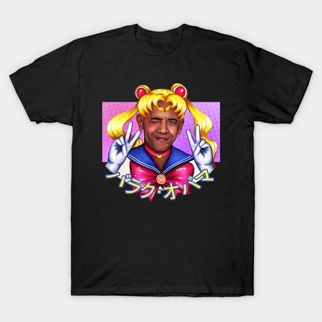 Sailor Obama v2 T-Shirt by Amanda Excell